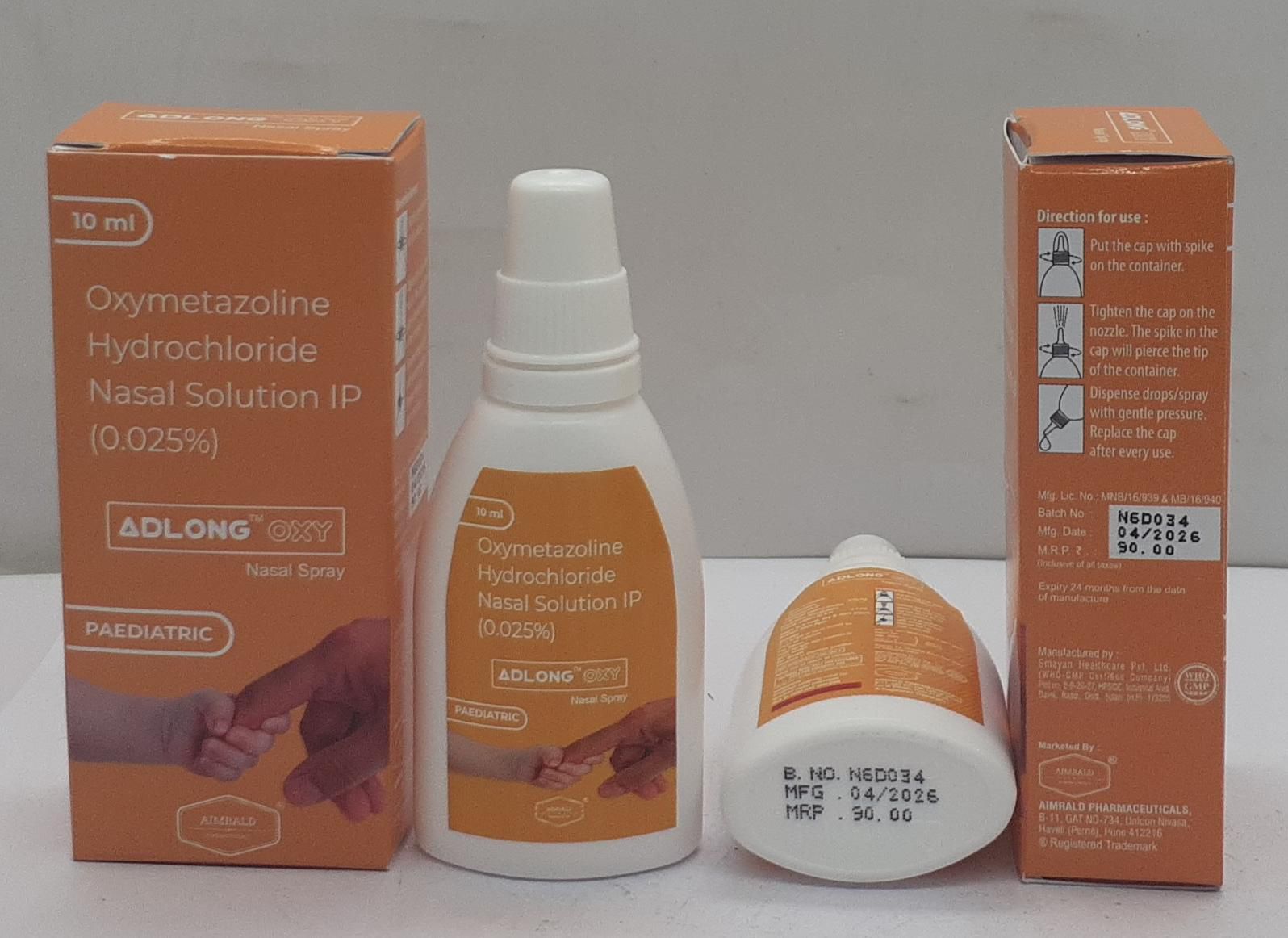 ADLONG OXY Paediatric Nasal Spray